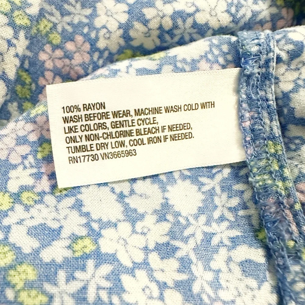 Cat & Jack | Floral Puff Sleeve Dress (M)
